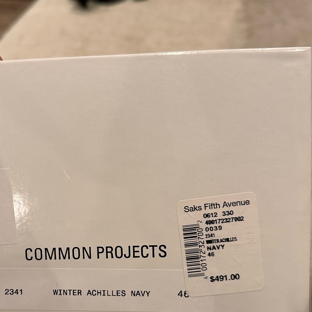 COMMON PROJECTS
Winter Achilles Navy Suede Sneaker - Picture 15 of 15